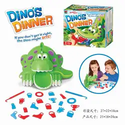 Динозавр ужин игра корм динозавр Игра настольная интерактивная игра детские развивающие руки Мозги Игрушка