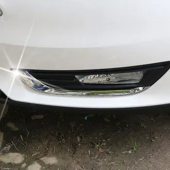 

Carmilla Car Chrome Front Fog Lights Decoration Trim Fog Lamps Cover Stickers for Ford Focus 4 MK4 2015 2016 2017 2018 Parts