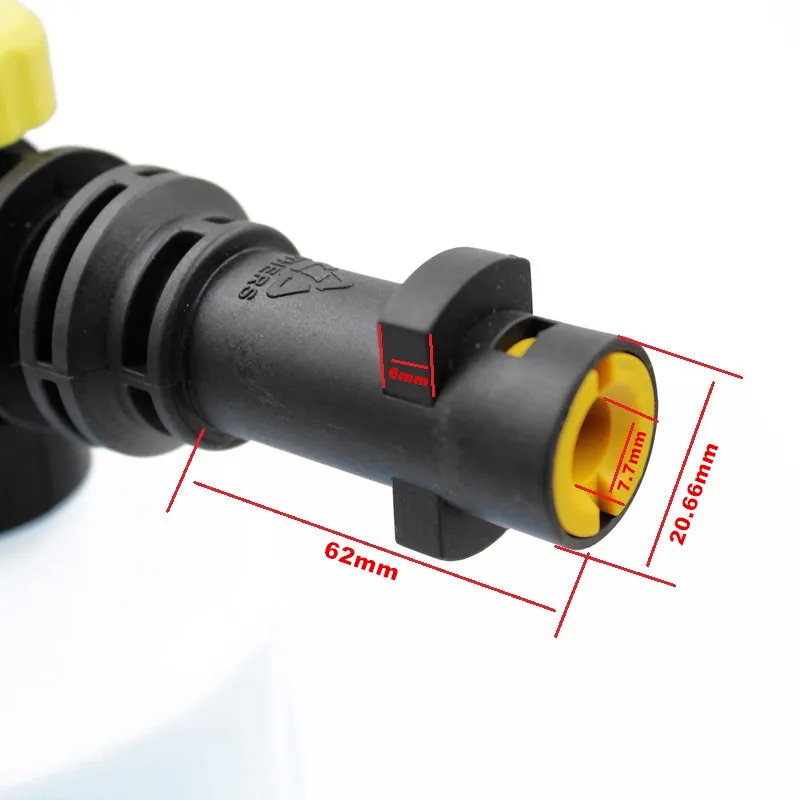 750 мл пенная насадка для машины Karcher K2 K3 K4 K5 K6 K7 генератор пены мыла с регулируемым