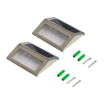 

LED Solar Power Path Stair Outdoor Light Garden Yard Fence Wall Landscape Lamp Brand New New