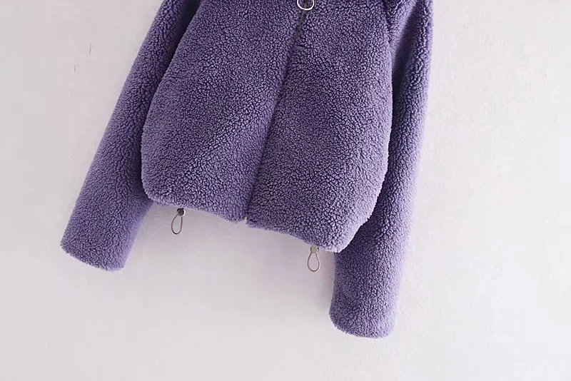 Женская зимняя куртка casaco preppy из плотного овечьего бархата с рукавами реглан, свободная теплая куртка, пальто feminino jaqueta feminina, топы