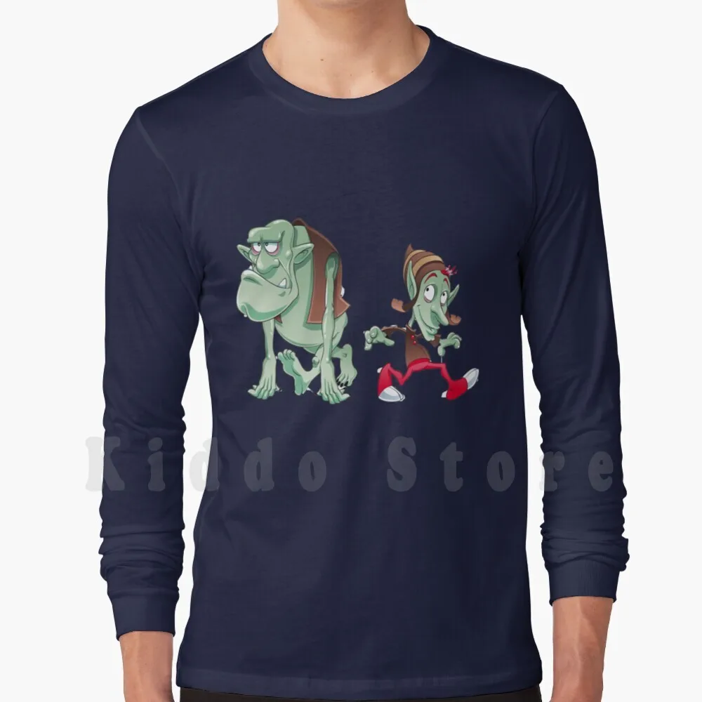 Divertenti Amanti Dei Goblins Felpa Con Cappuccio Manica Lunga Goblins Troll Bestia Fantasma Cave Spaventosi Mostri Gremlin Troll Divertenti