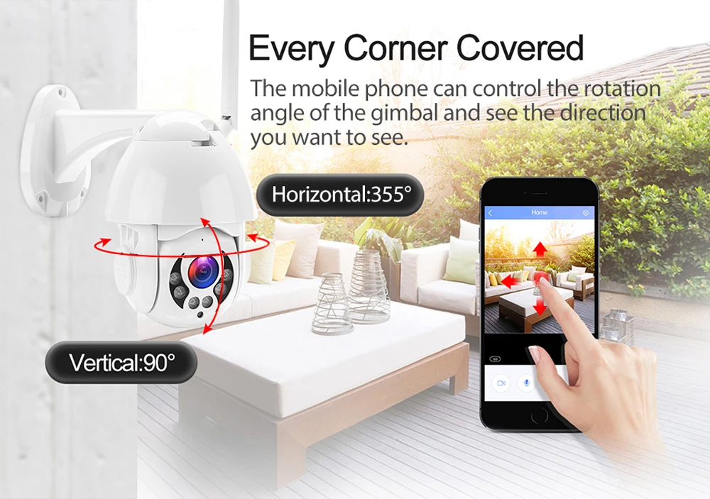 HD 1080P ночное видение беспроводной Wi-Fi IP автоматическое отслеживание двухсторонняя автоматическая камера onvif CCTV наружное водонепроницаемое охранное наблюдение