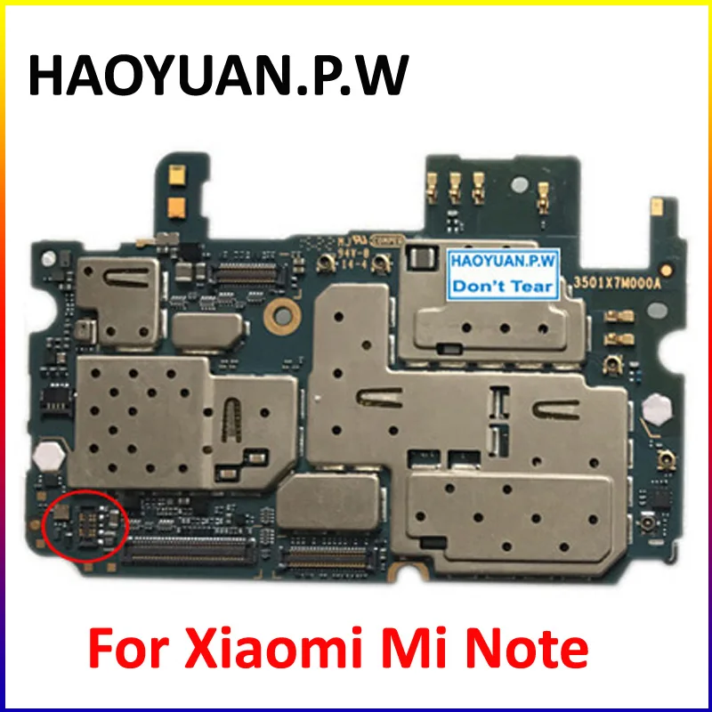 

Tested multilingual Original Working Mainboard Motherboard flex Circuits Cable FPC For Xiaomi Mi Note pro Global Firmware