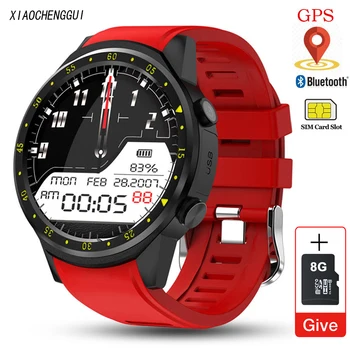 

GPS Smart Watch Men With SIM Card Camera F1 Smartwatches Heart rate detection Sport phone connected watch android iOS Clock