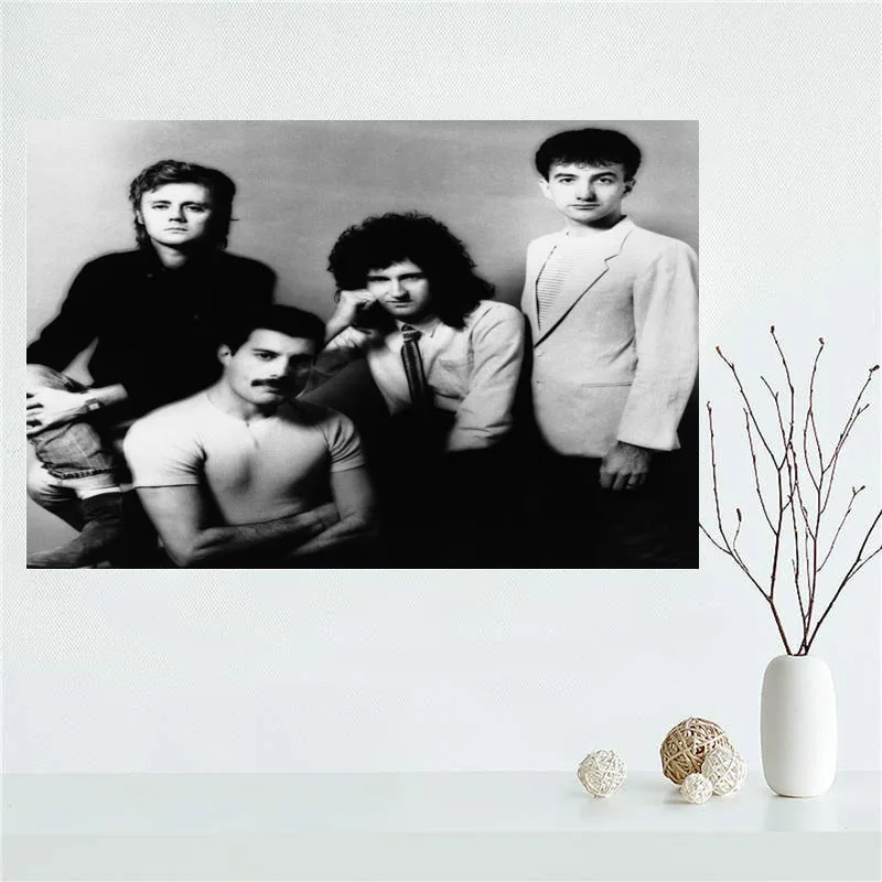 Queen Classic rock Fabric тканевый плакат Fashion modern для спальни Шелковый постер размер 20x30 см