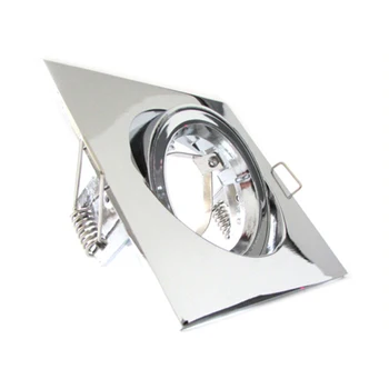 

LEDLUX CL4003 door Led spotlight GU10 MR16 adjustable square with ferrule Chrome