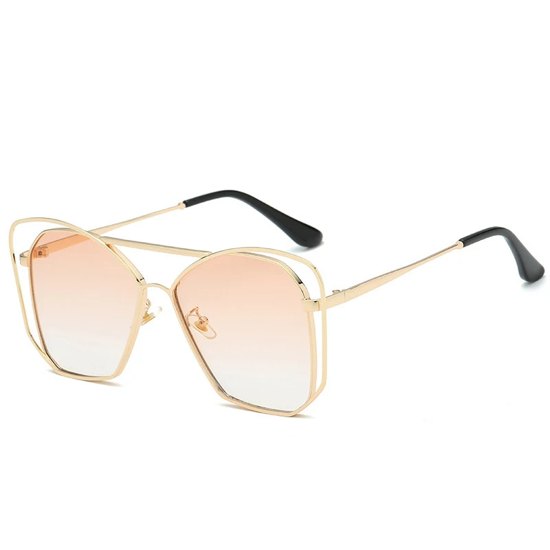 Горячий SHEN НУО 2 серии роскошный ray bann женские солнцезащитные очки для женщин женские очки Поляризованные Розовый цветного стекла Oculos De Sol masculino - Цвет линз: Бежевый