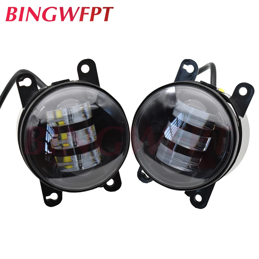 

2pcs/pair LED fog Lights for Focus 2 3 MK2 MK3 2007 - 2015 For Ford Fiesta 2013 - 2015 For Ford Mondeo 2007-2017
