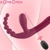 Double Penis Realistic Dildo Strapon Vibrators Elastic Harness Belt Strap On Big Dildo Vibrator Adult Sex Toys For Woman Lesbian 1