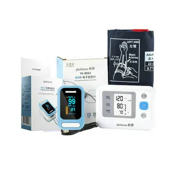 

Pulse Measuring Sphygmomanometer cuff Automatic digital Upper Arm Blood Pressure Monitor PR machine tester meter Blood oxygen