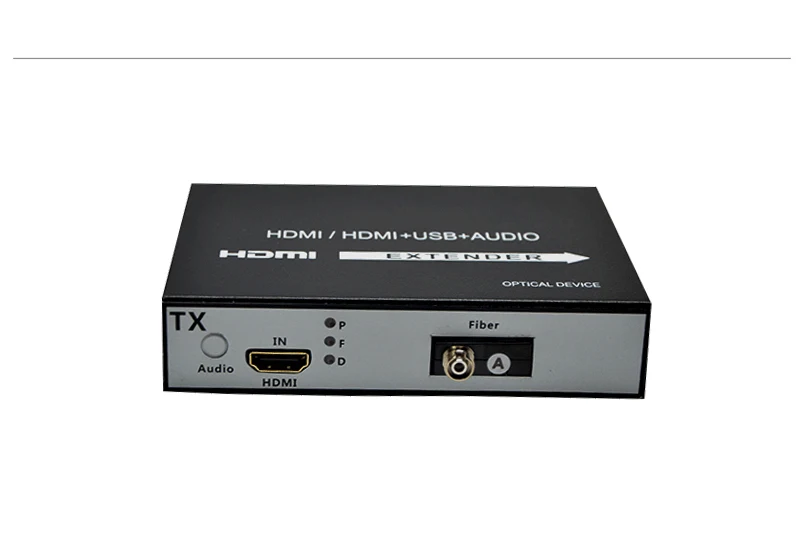 Transmissor de fibra ótica hdmi, porta fc,