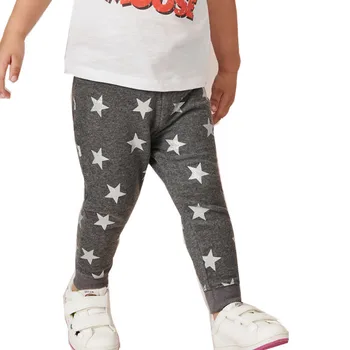 

Jumping Meters Stars Sweatpants for Boys Girls Autumn Spring Kid Long Sport Pants Drawstring Hot Selling Trousers Child Pants