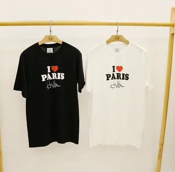 

2020ss Oversize Vetements Logo T Shirts Men Women Tshirts Summer Tops Tee Oversized T Shirt Kanye West hip hop streetwear