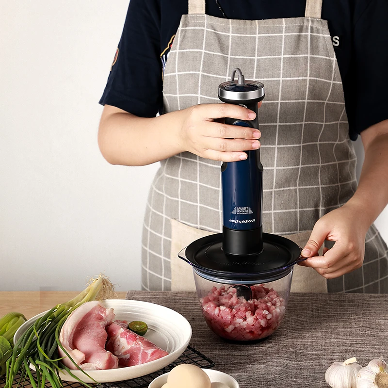 2021 New Youpin Mofei Hand Blender Electric Kitchen Portable Food Processor Mixer Automatic Garlic Peeler And Egg Beater