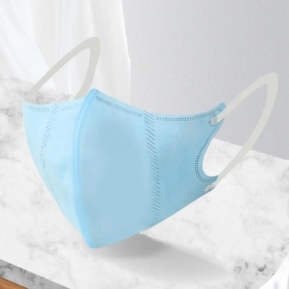 

5Pcs KN90 5-layer Filter Anti Bacteria Dust-proof Protective Facial Mouth Masks 5-layer design with 3D shape comfortable