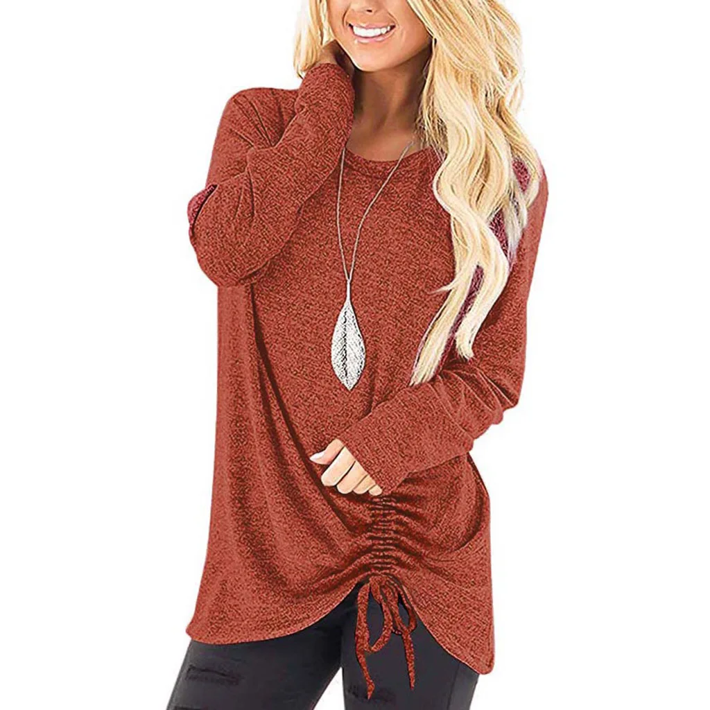 

Solid Color Sweatshirt Women Long Zipper Hoodies Female Casual Long Sleeve Pullovers Ladies Turtleneck Fit Irregular Sweatshirts