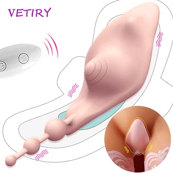 Portable Panty Vibrator Clitoris Anal Stimulator Wireless Remote Control Invisible Vibrating Egg Sex Toys for Women G-spot 1