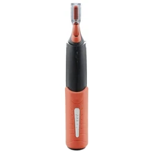 Men Nose Trimmer Clipper Mini Personal Beard Hair Press Trimmer Shaver Grooming Remover Handle Led Light Razor