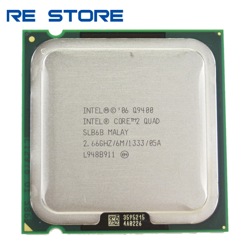 Б/у процессор Intel Core 2 Quad Q9400 6 ГГц четырехъядерный м 95 Вт LGA 775|lga 775 cpu|775 cpucore quad |