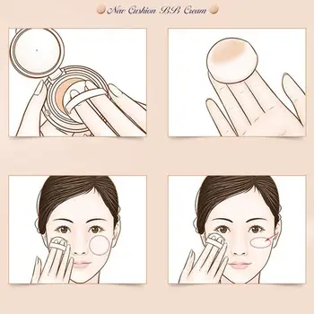 

Nature Full Coverage Face Powder Long Lasting Waterproof Foundation Compact Face Double Layer Powder Pressed Make Up Tools New