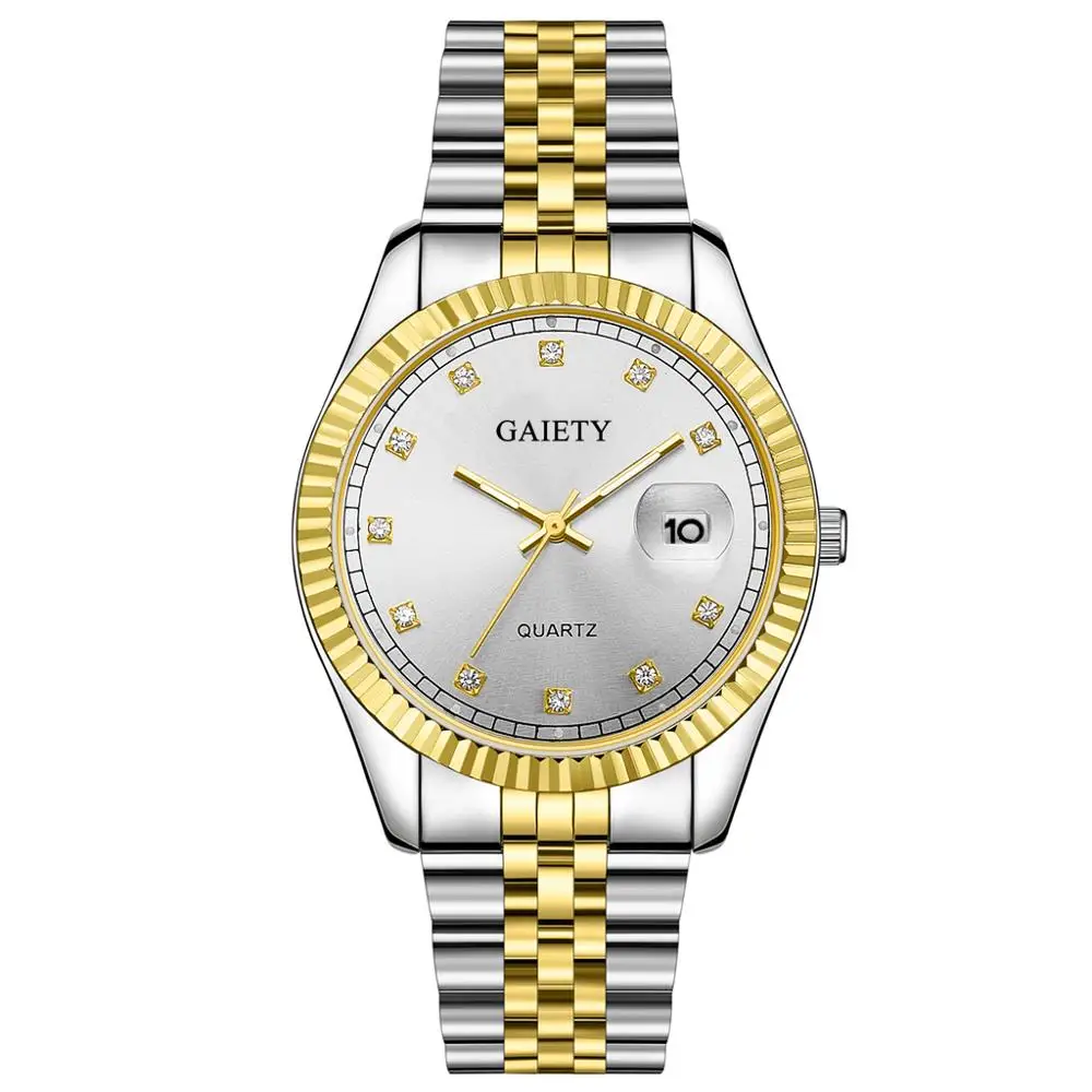 

Men Stainless Watches Top Brand Luxury Waterproof Auto Date Steel Belt Quartz Watches Men Relgoio Masculino
