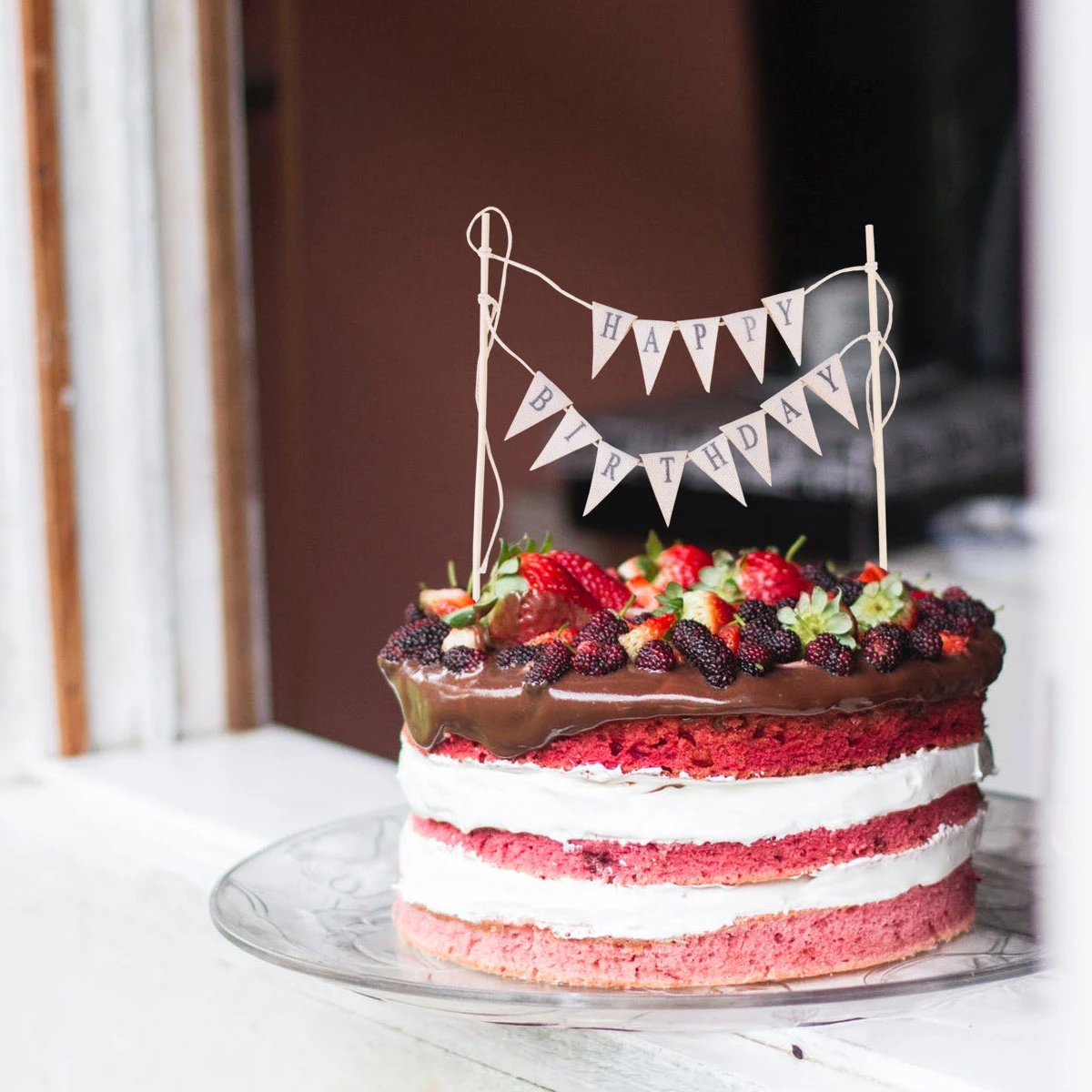 Decoration De Gateau D Anniversaire Pour Enfants Banniere Fanion Vintage Garniture De Gateau Guirlande Fournitures De Fete D Anniversaire Aliexpress