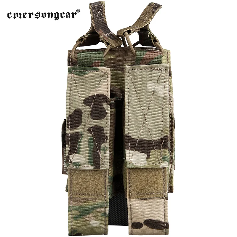 Emersongear Mp7 Magazine Pouch Double Mag Bag Per Mp5 Dual Kriss Molle Holster Holder Airsoft Hunting Shooting Gear Pocket Panel
