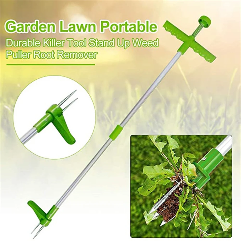 Long Handle Weed Remover Portable Garden Lawn Weeder Outdoor Yard Grass Root Puller Tool Garden Lawn Grass Cleaning Tools