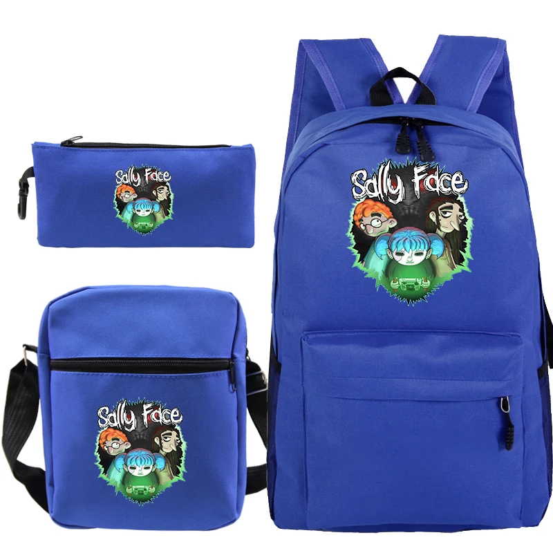 Sally Face ранец для мальчиков и девочек, школьный рюкзак, сумки для подростков, дорожные рюкзаки, Bolsa Escolar, сумка через плечо, сумки с ручками - Цвет: 5