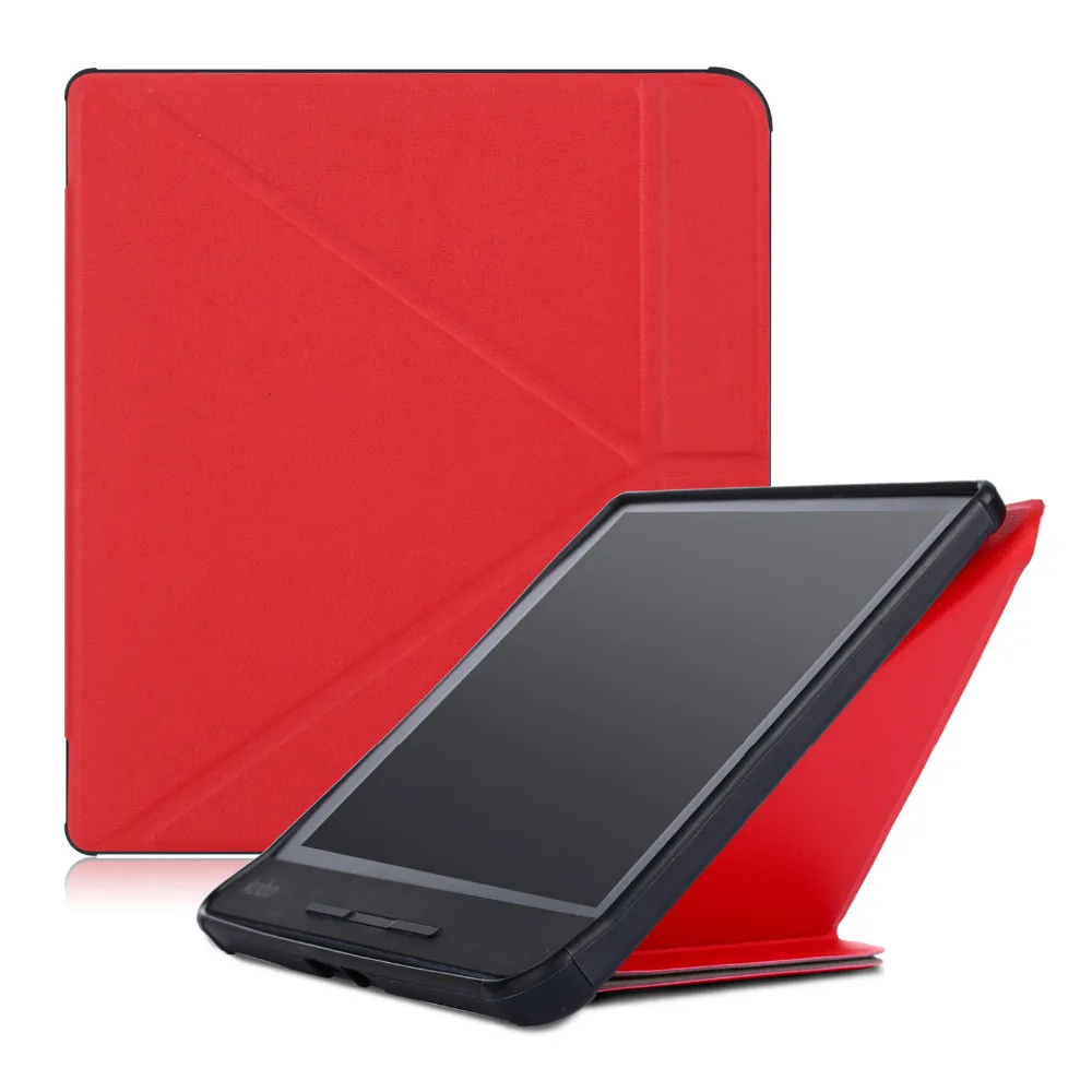 gligle multi-fold case cover for Kobo Forma 2018 protective shell+touch pen as gifts | Компьютеры и офис