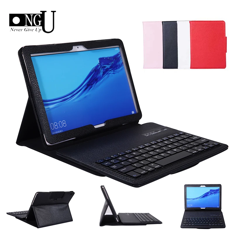 Роскошный кожаный чехол для huawei Mediapad T5 10 AGS2-L09/W09/L03 покрытие клавиатуры Bluetooth 1