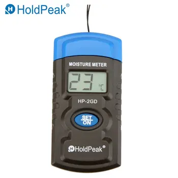 

HoldPeak HP-2GD 3 In 1 Mini LCD Hygrometer Temperature Humidity Meter Moisture Meter for Timber Building Material Paper Tree