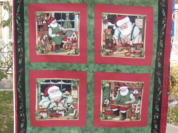 

Christmas Santa Claus Teddy Bear Cotton Fabric,Patchwork Cloth, Christmas DIY Sewing Quilting Fat Quarters Material 90*110cm