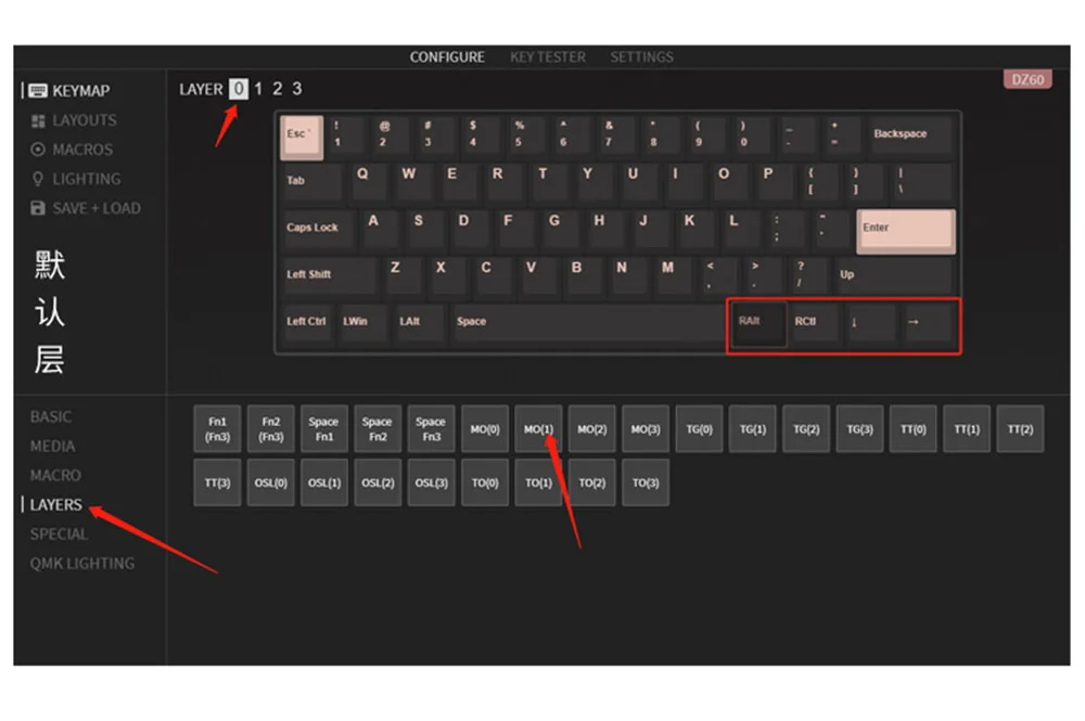 Diy Mechanical Keyboard 60 Layout Arrow Key 64 Key Dz60 Pcb Satellite