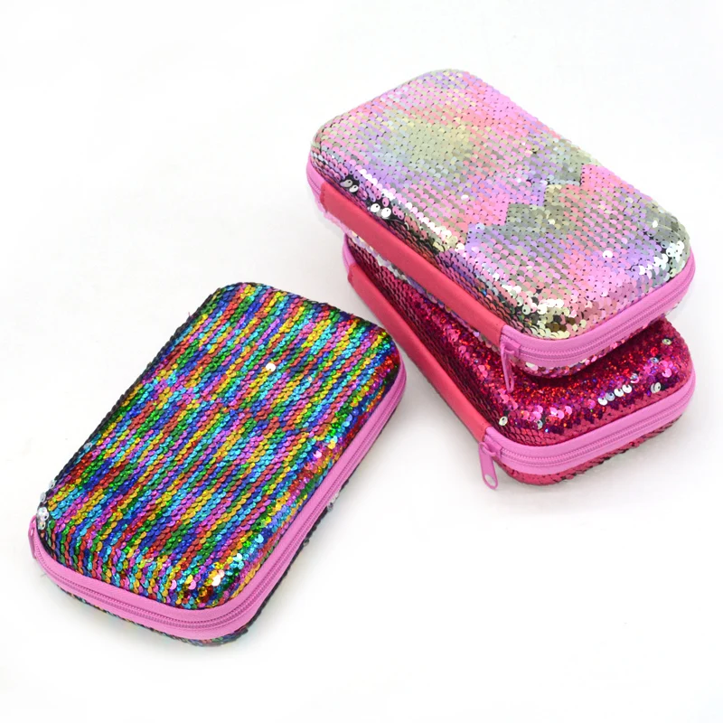 

Sequin pencil case Kawaii estuche escolar Bulk style trousse scolaire stylo pencilcase kalem kutusu astuccio scuola estuches