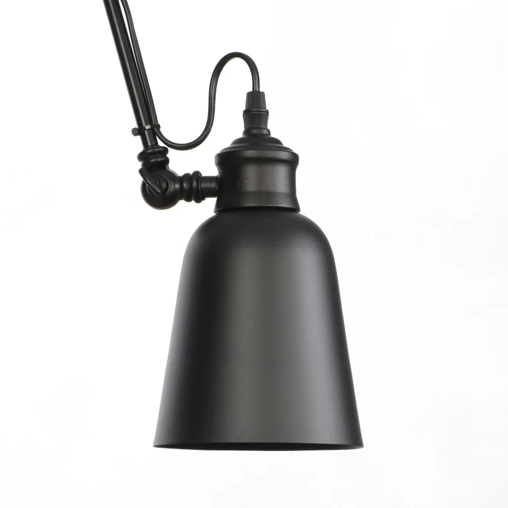 American Country Iron wall light LED E27 110V-240V Nordic Modern Minimalism Indoor Decorations Wall lamp for Restaurant Bedroom