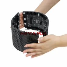 Module LED Flexible d'intérieur P4 SMD, polychrome, taux de rafraîchissement élevé