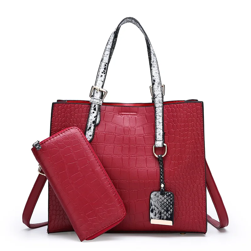 

Manufacturers Direct Selling 2019 New Style Crocodile Pattern Portable Belt Large Capacity Shoulder Cross-body Versitile Fashion