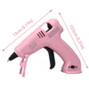 Cordless Hot Melt Glue Gun Child Hand Crafts Home DIY Repair Use 7mm Glue Stick Wireless Glue Gun 3.6V 2000mAh 60 min use time 6