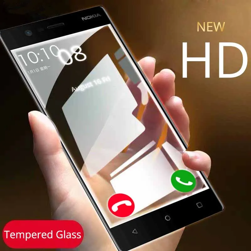 

Glass For Nokia 3 Full Screen Protector Tempered Glass For Nokia 3 Glass For Nokia 3 TA-1020 TA-1032 Protective Film
