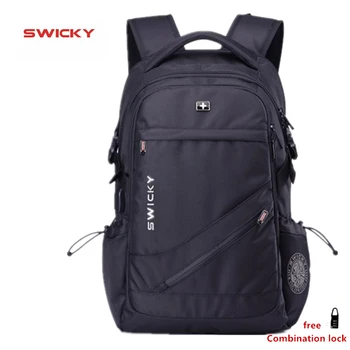 

SWICKY brand woman men MP3 music USB charging fashion business casual tourist theft waterproof 15.6 inch Laptop backpack