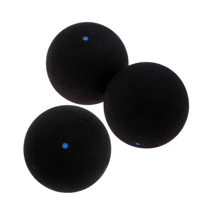 

new Squash Ball Blue Dot Fast Speed Sports Rubber Balls Professional Player Competition Squash(3 Pcs)