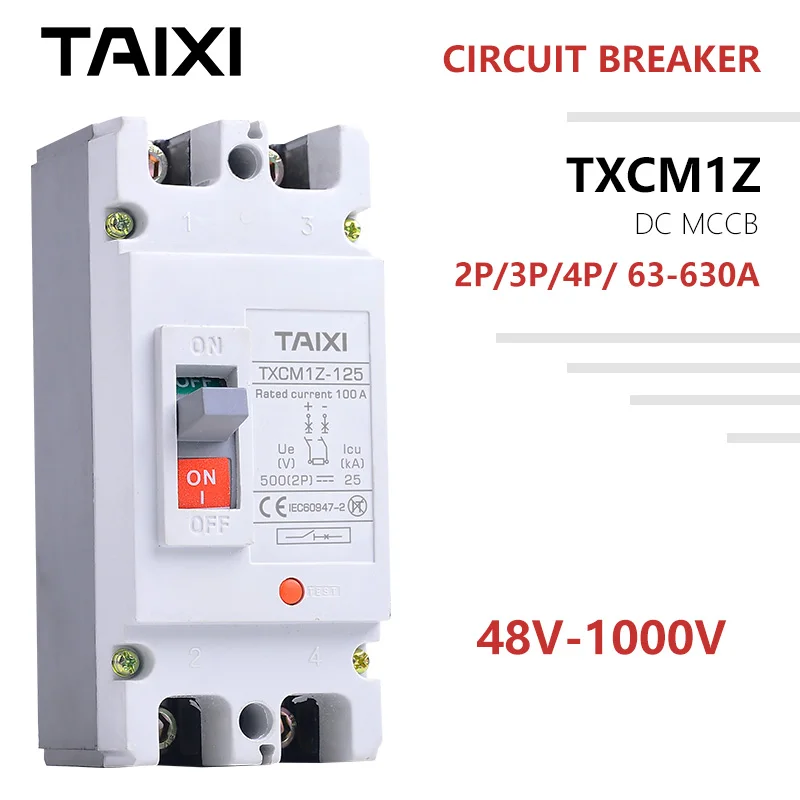 4P 25A 240V//415V Circuit breaker MCB C TYPE 4 Poles