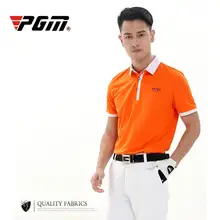 PGM Golf Polo, короткая футболка, дышащий хлопок, гольф, короткий рукав, рубашки, 3 цвета, для спорта на открытом воздухе, быстросохнущая мужская рубашка