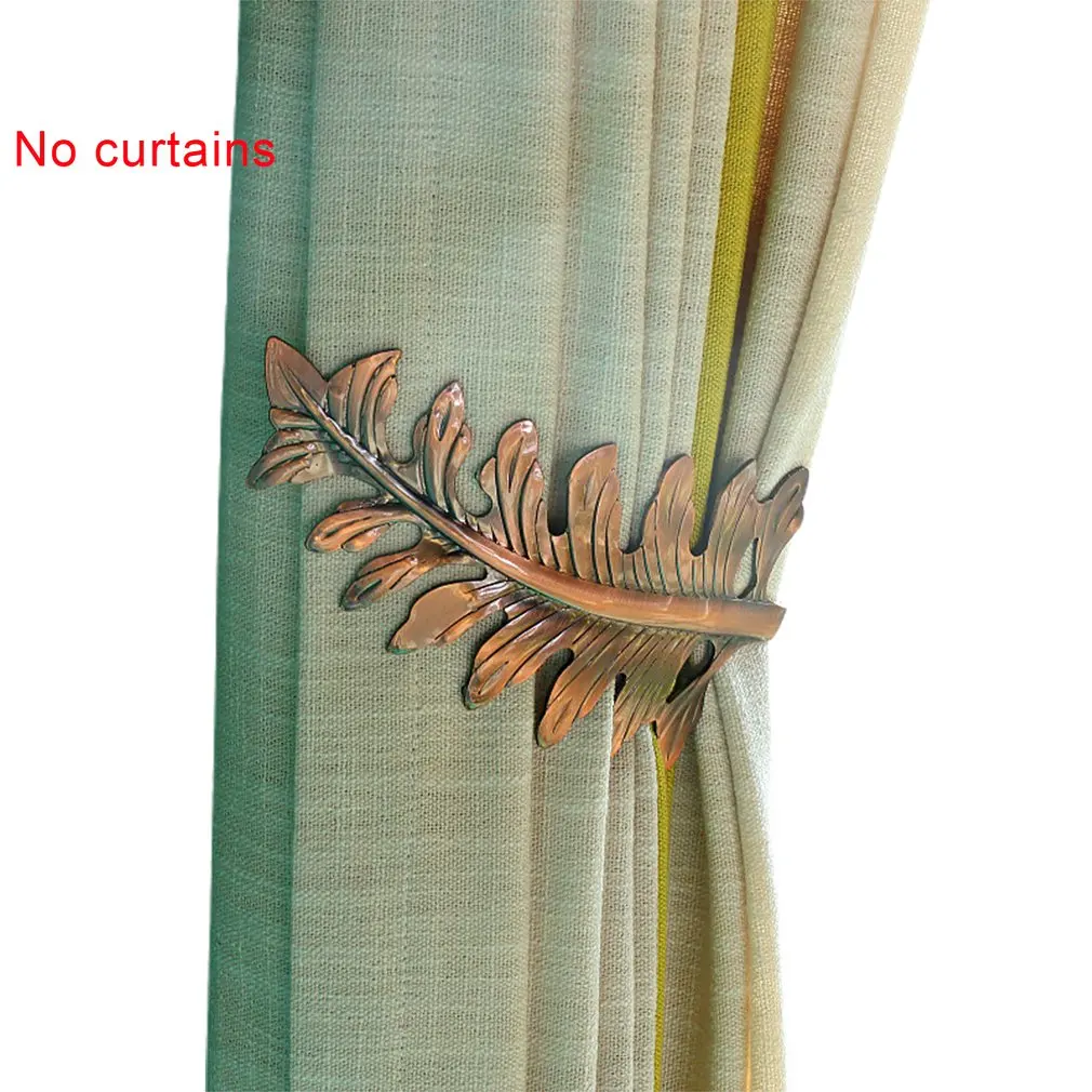 

Fashion Leaf Curtain Wall Hook U-Shaped Hook European Style Simple Modern Hook Without Hanging Ball Zinc Alloy