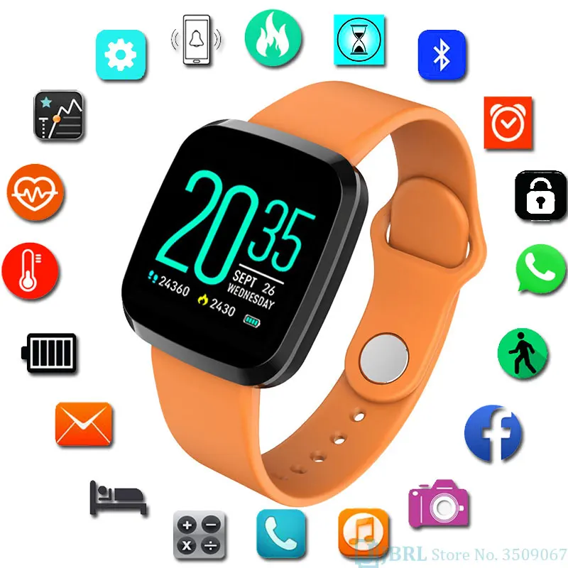 

NEW boys watch children Digital watch For Android IOS LED WristWatch child Sports Pedometer Color LED Wrist Watches kid watches