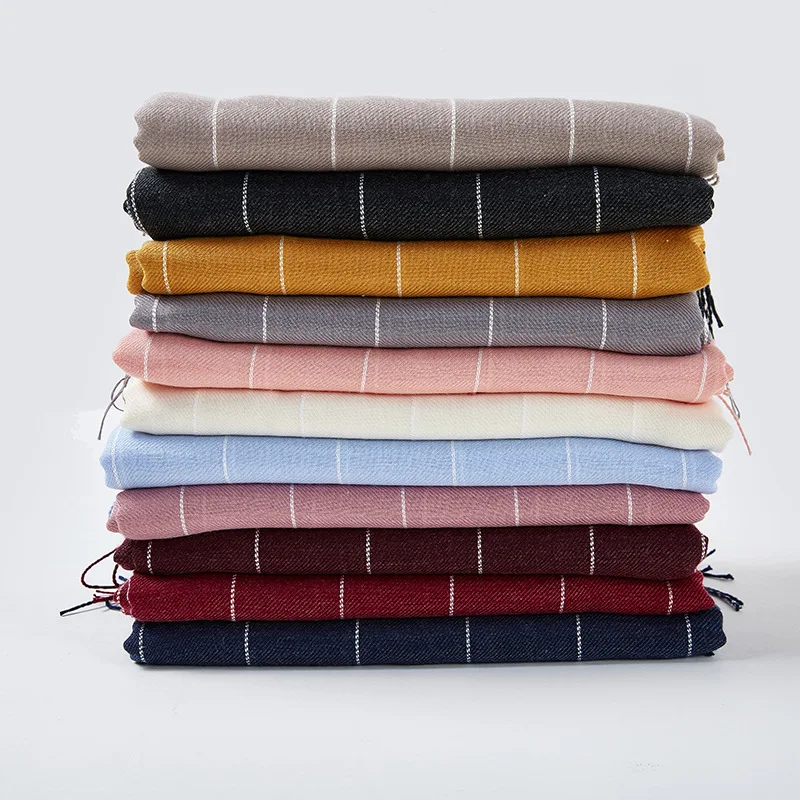 

2019 New Autumn Winter Oversized Warm Blanket Scarf with Tassel Solid Color Soft Cashmere Pashmina Scarves Shawls Bufanda Mujer