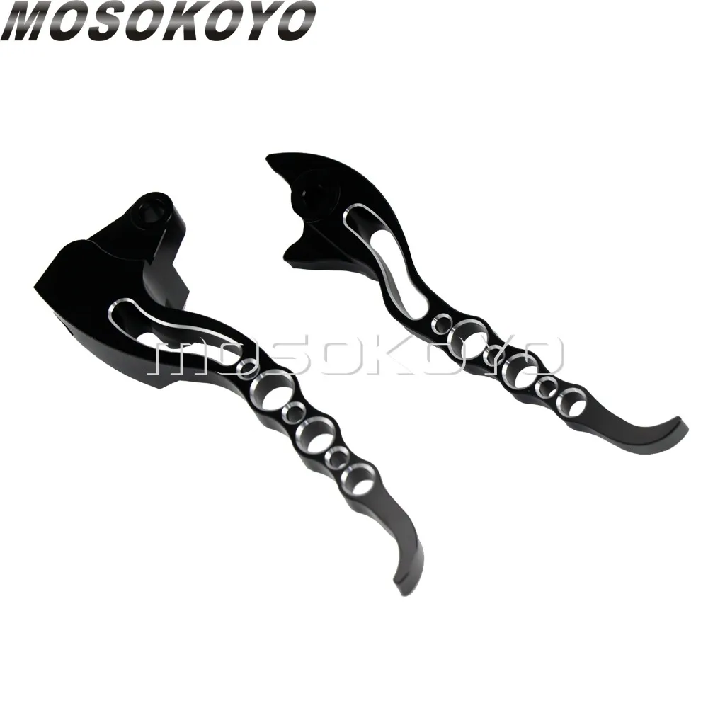 Алюминиевый руль мотоцикла тормоза управления сцепления рычаги для Suzuki Boulevard M109R 2006- 17 хром/черный