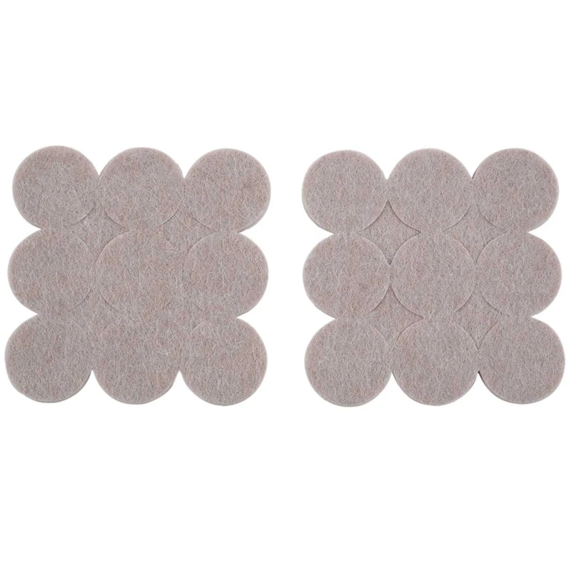 

Self Adhesive Furniture Protector Felt Pad Cushion Dia 18pcs
